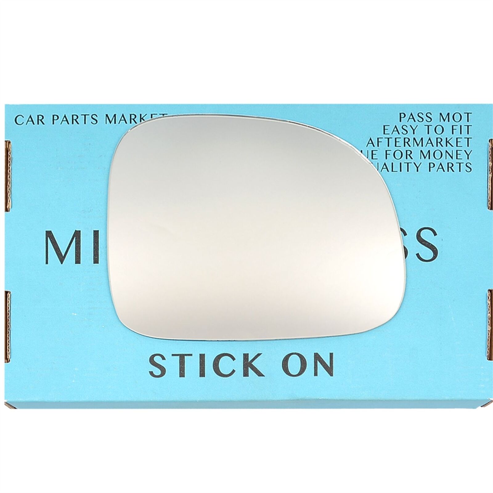 For Fiat Panda 09-23 Right Driver Side Flat Wing Mirror Glass