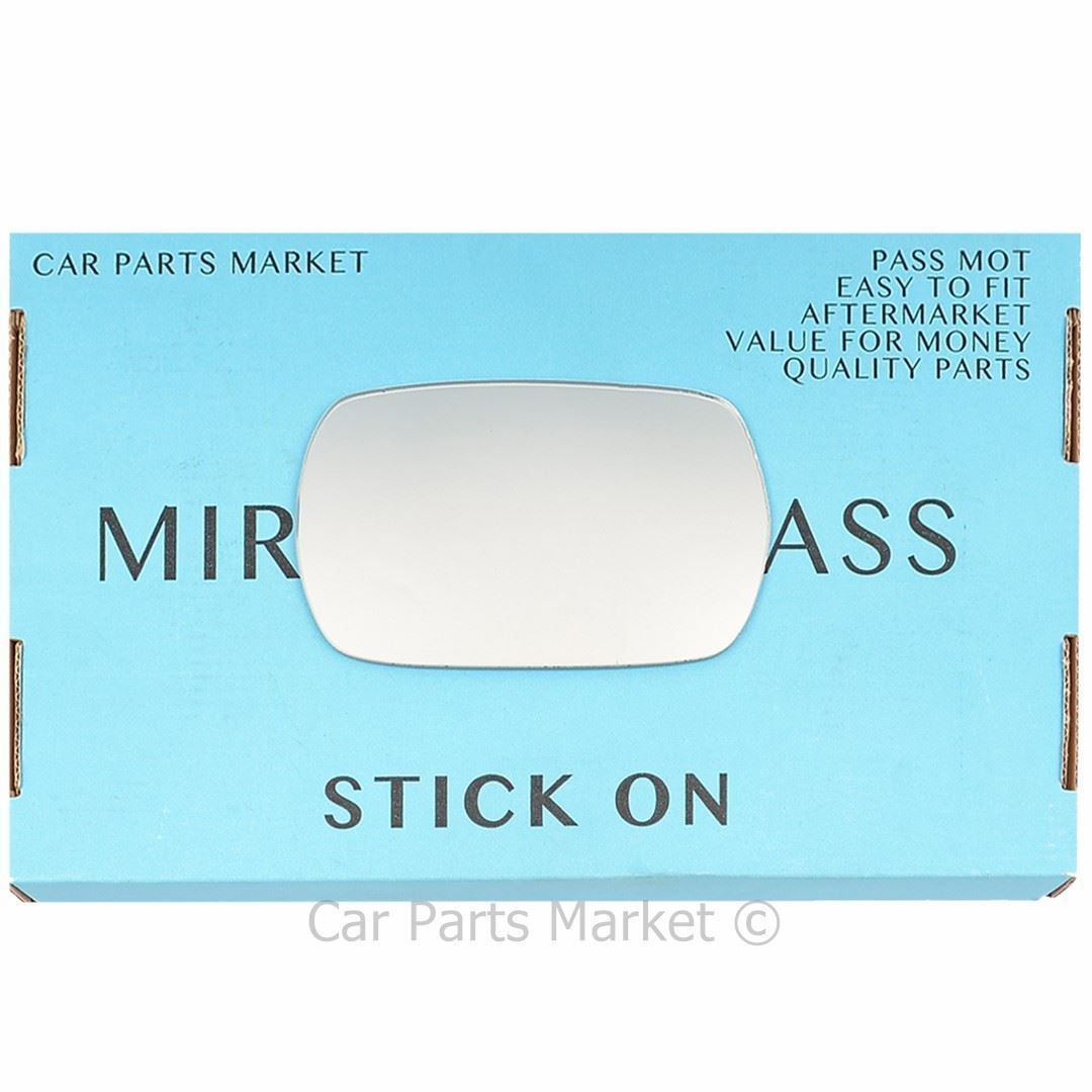 For Ford Mustang Convertible 87-93 Right Driver Side Flat Wing Mirror Glass