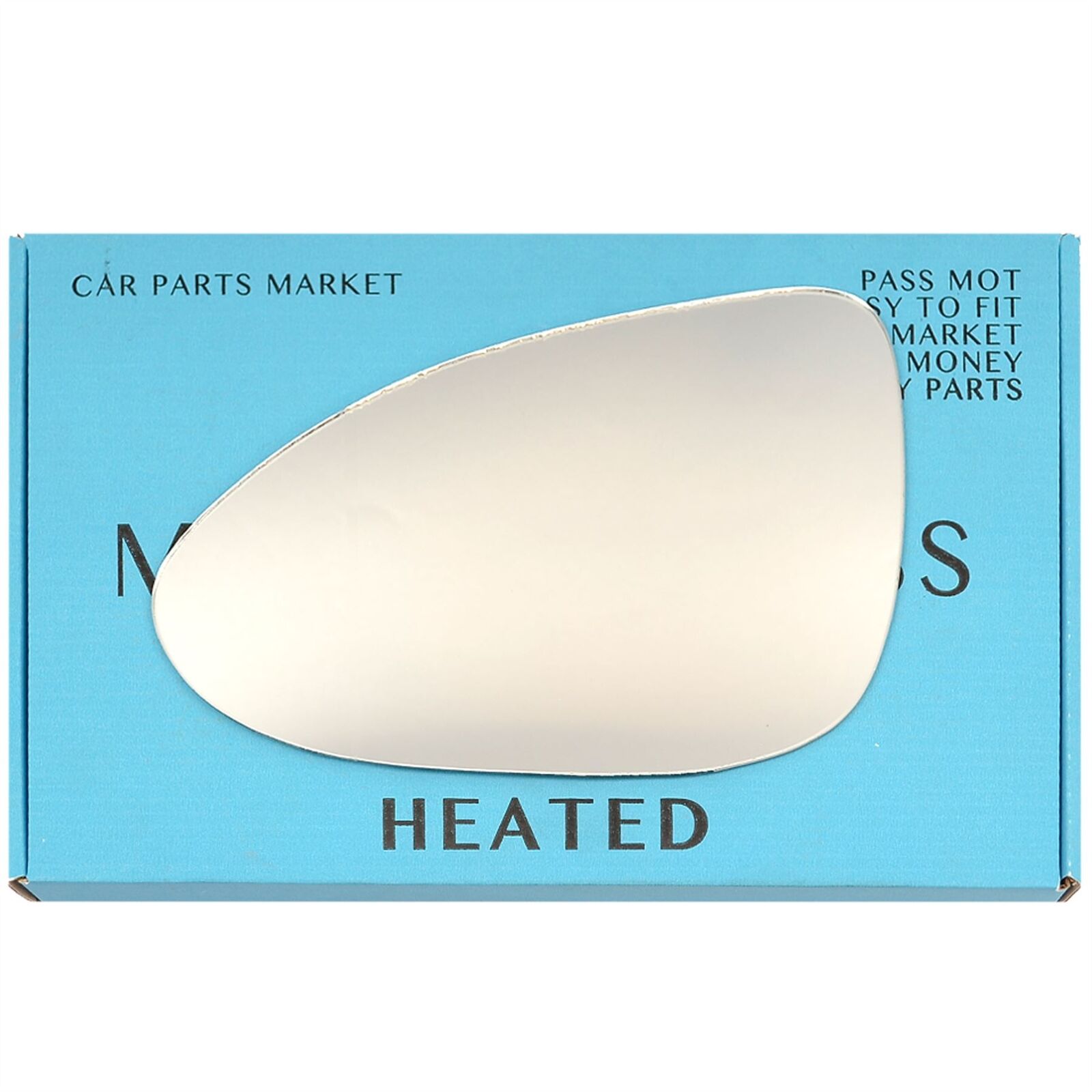 For Chevrolet Aveo 12-15 Left Passenger Side Flat Electric Wing Mirror Glass