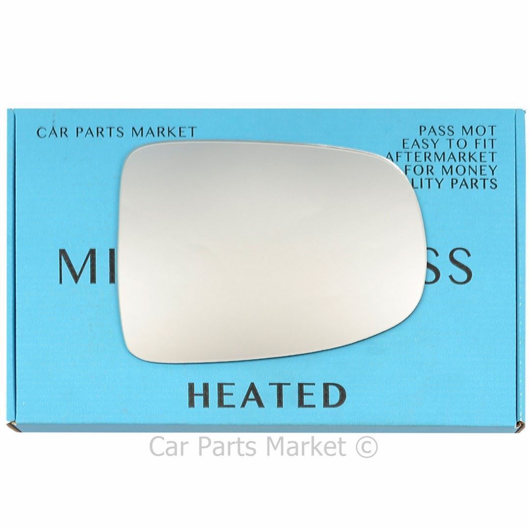 For Daihatsu Cuore 07-12 Right Driver Side Flat Electric Wing Mirror Glass