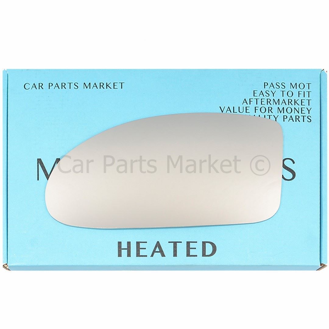 For Ford Focus 98-04 Left Passenger Side Flat Electric Wing Door Mirror Glass