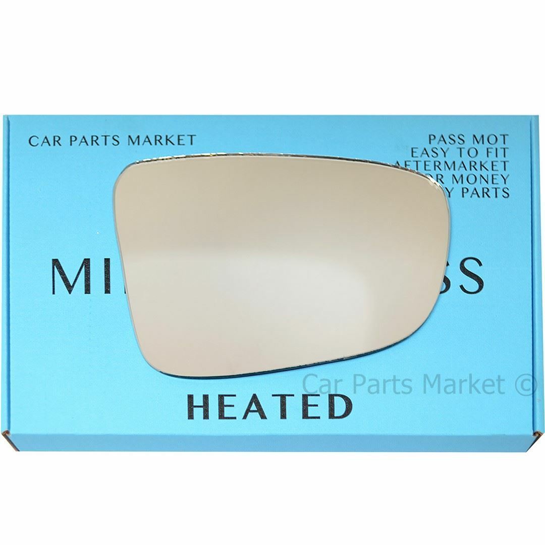 For Mazda 3 2013-2019 Right Driver Side Flat Electric Wing Mirror Glass
