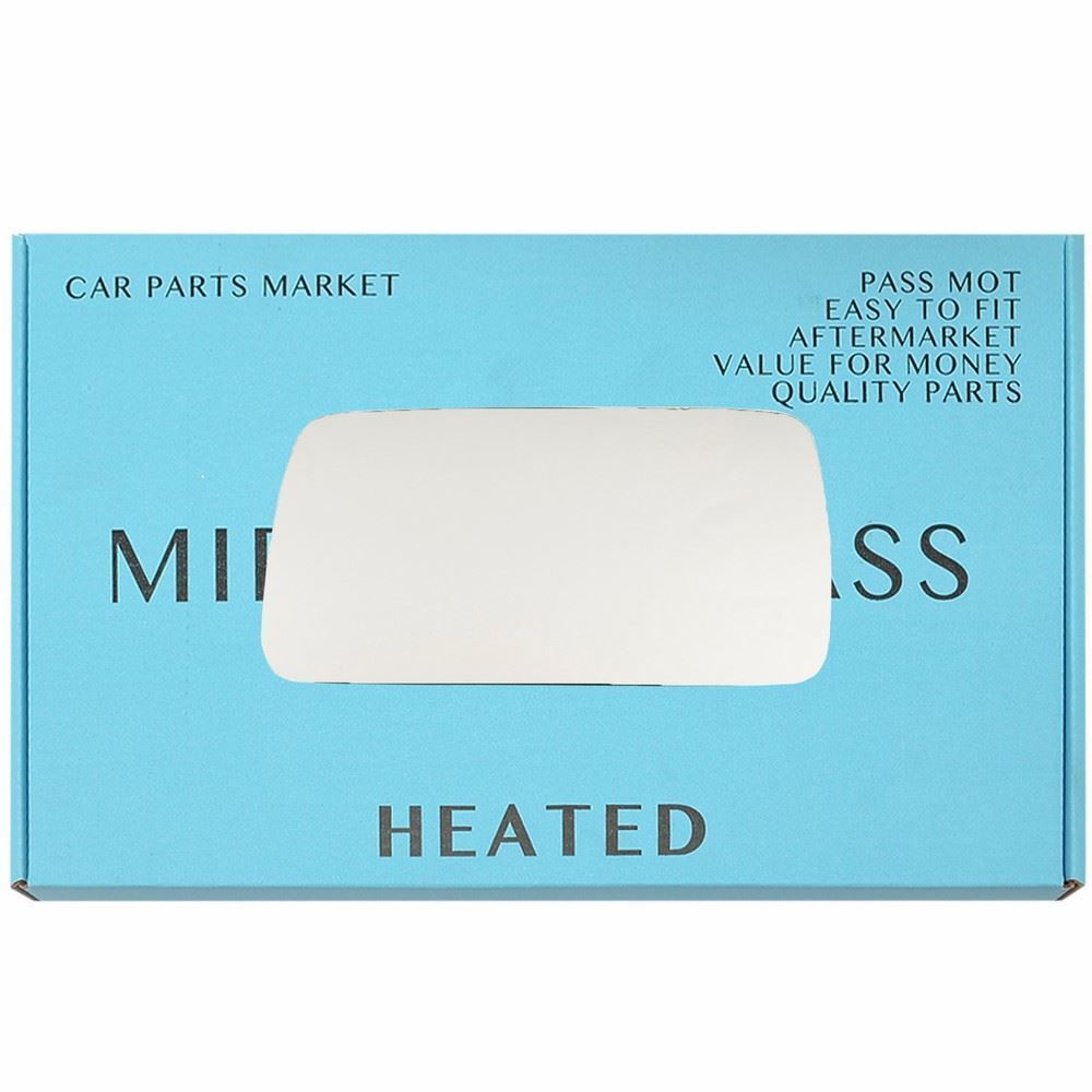 For BMW 3 series 75-82 Left Passenger Side Electric Wing Mirror Glass