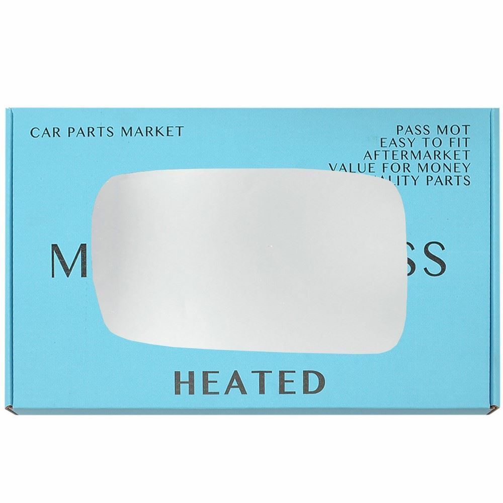 For BMW 7 Series 02-08 Left Passenger Side Electric Wing Mirror Glass