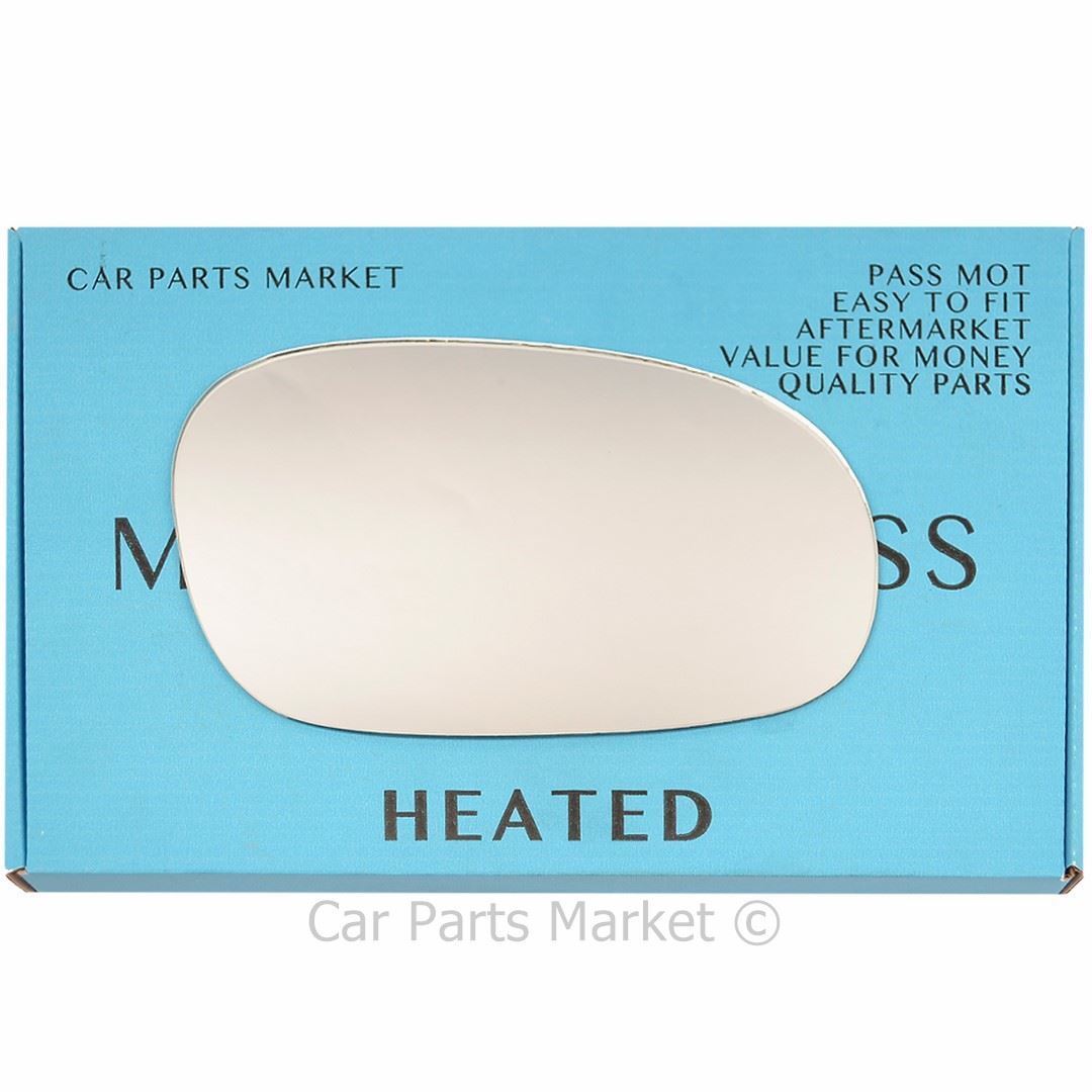 For Daewoo Lanos 97-02 Right Driver Side Electric Wing Mirror Glass