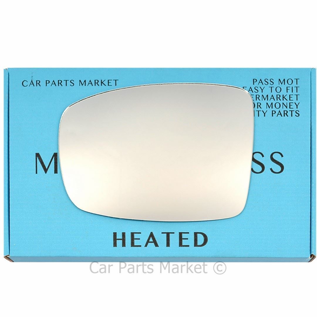 For Hyundai i10 07-10 Left Passenger Side Electric Wing Mirror Glass