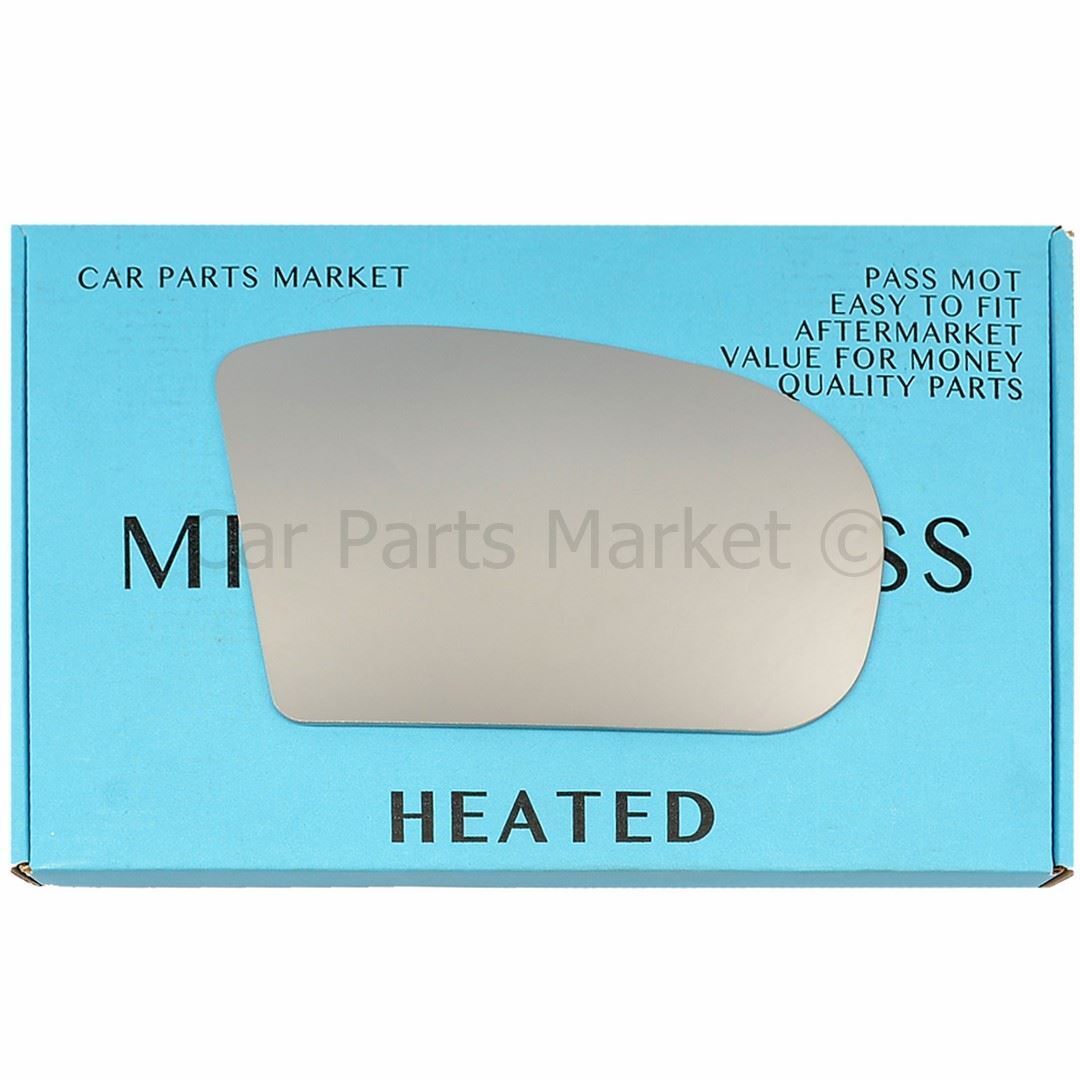 For Mercedes C-Class W203 2000-07 Right Driver Side Electric Wing Mirror Glass