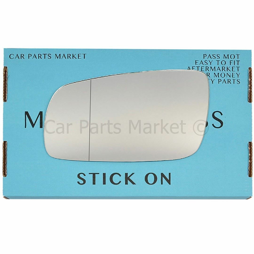 For Audi A8 94-99 Left Passenger Side Aspheric Wing Door Mirror Glass