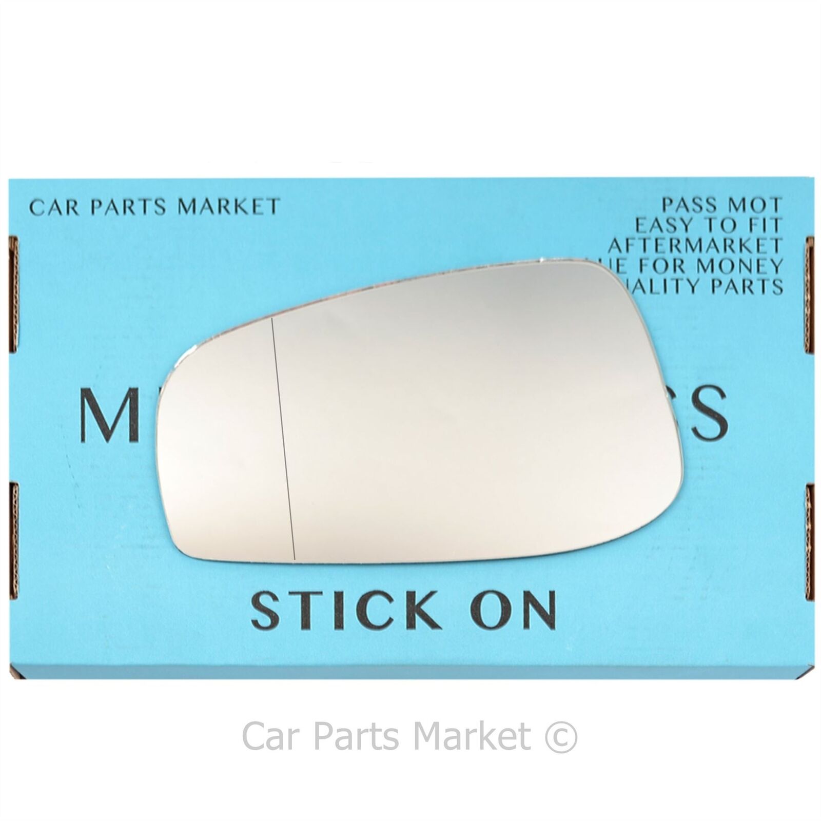 Left Passenger Side Wide Angle Wing Door Mirror Glass For Volvo s80 2003-2006