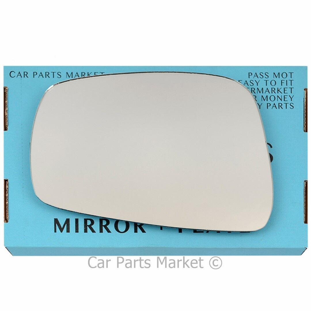 Left Side Flat Wing Mirror Glass For Nissan Pathfinder 2005-08 + Plate