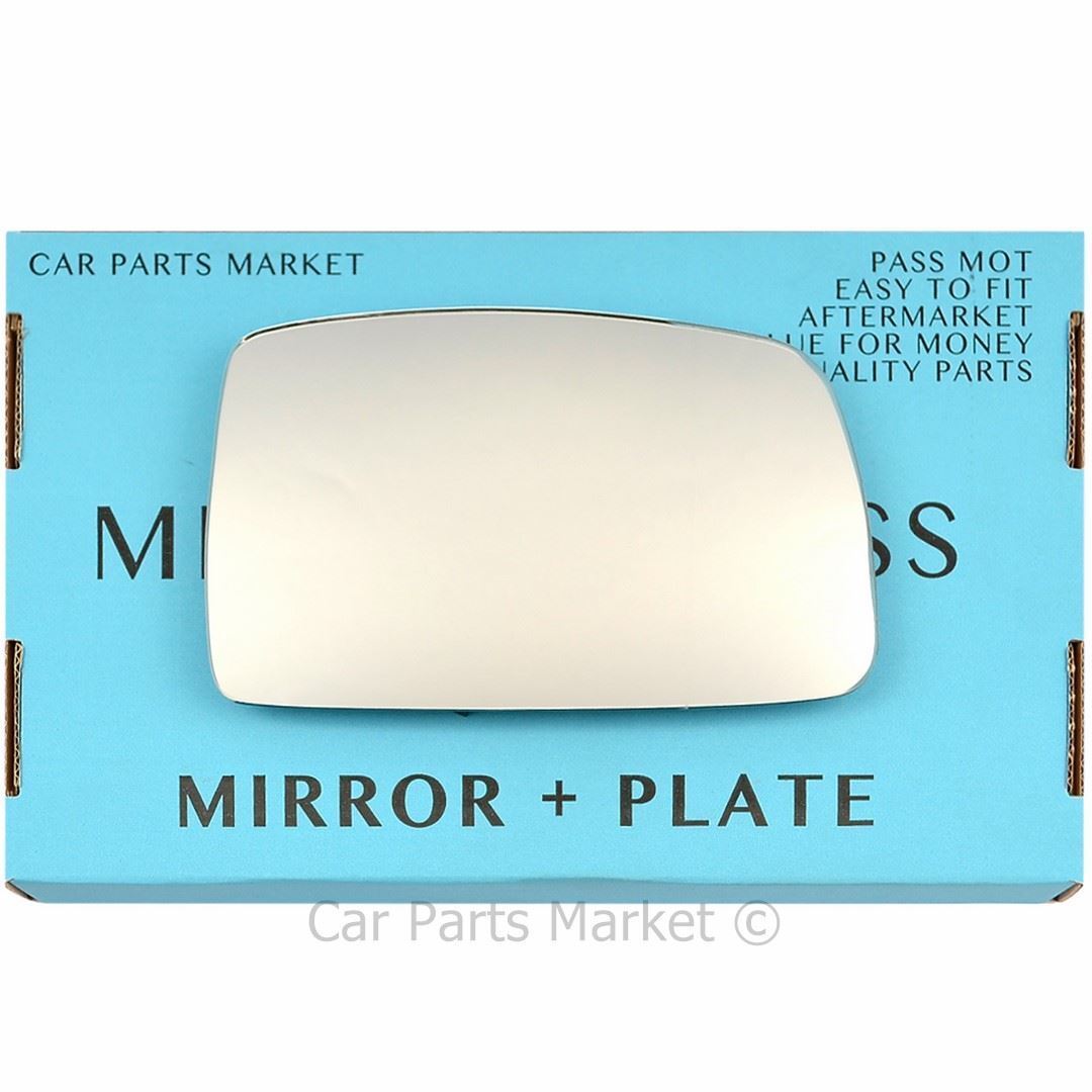For Hyundai Coupe Tiburon 06-10 Right Driver Side Wing Mirror Glass with Plate