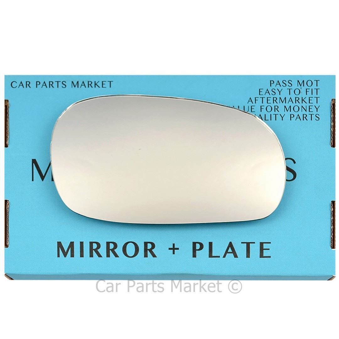 For Hyundai Sonata 95-98 Right Driver Side Wing Mirror Glass with Plate