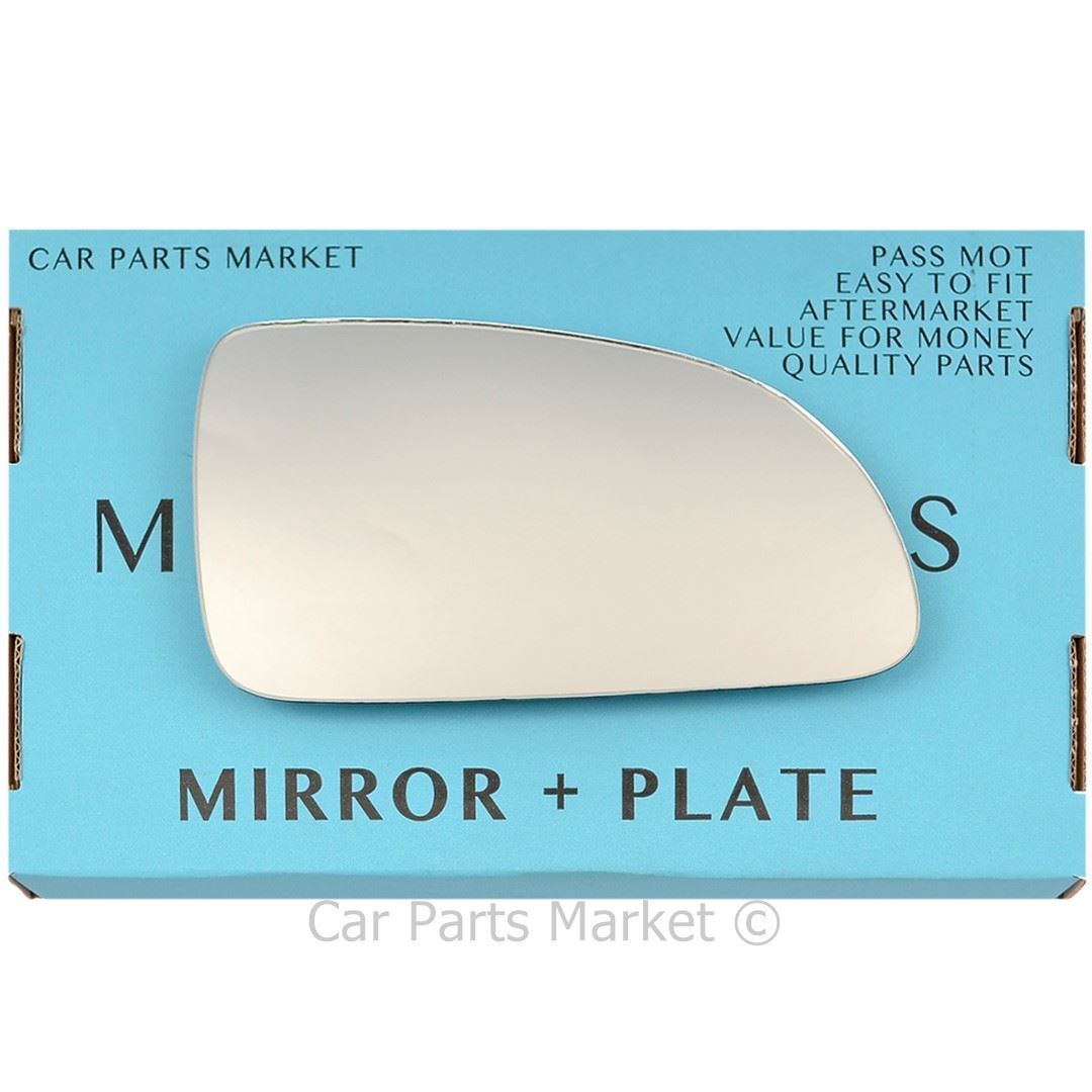 For Hyundai Accent 00-03 Right Driver Side Wing Mirror Glass with Plate