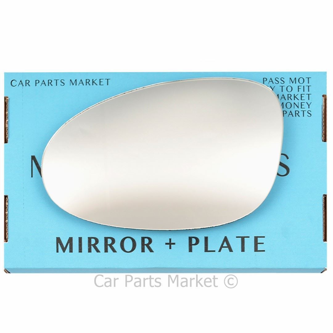 For Renault Espace 97-02 Left Passenger Side Wing Mirror Glass with Plate