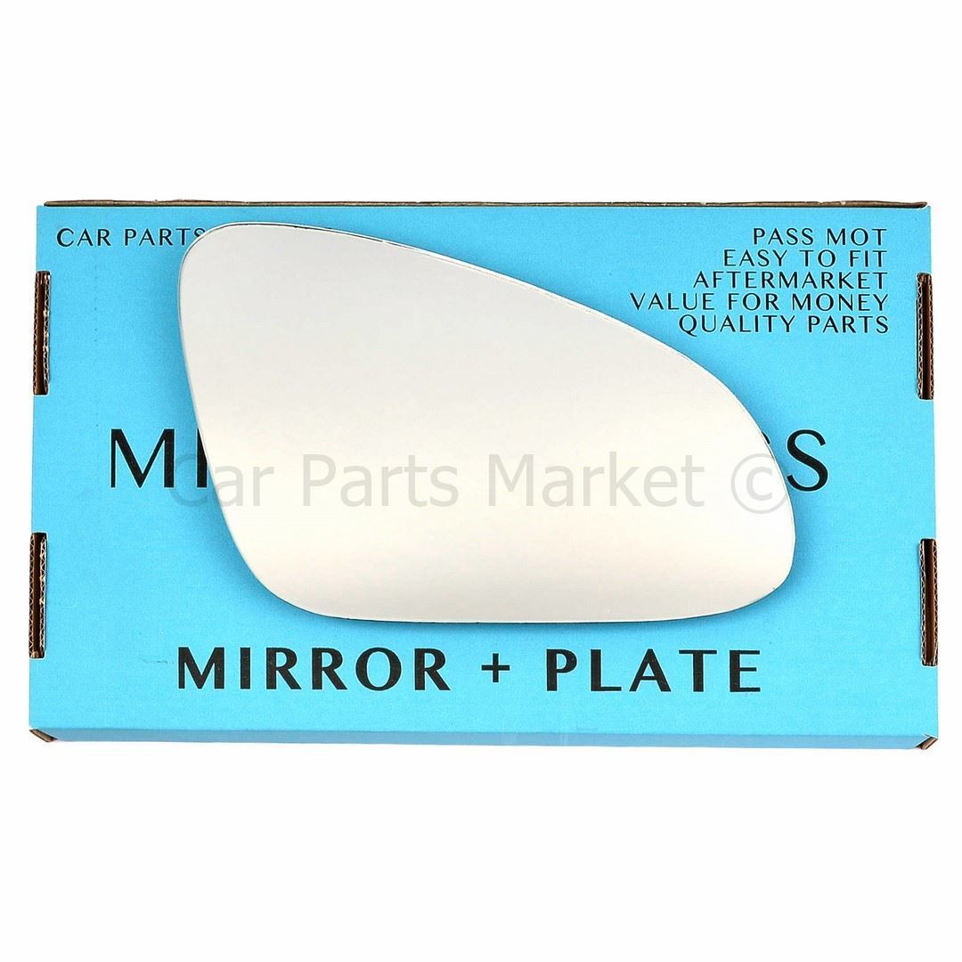 Right Side Wing Door Mirror Glass For Vauxhall Adam 2012-2019 + Plate