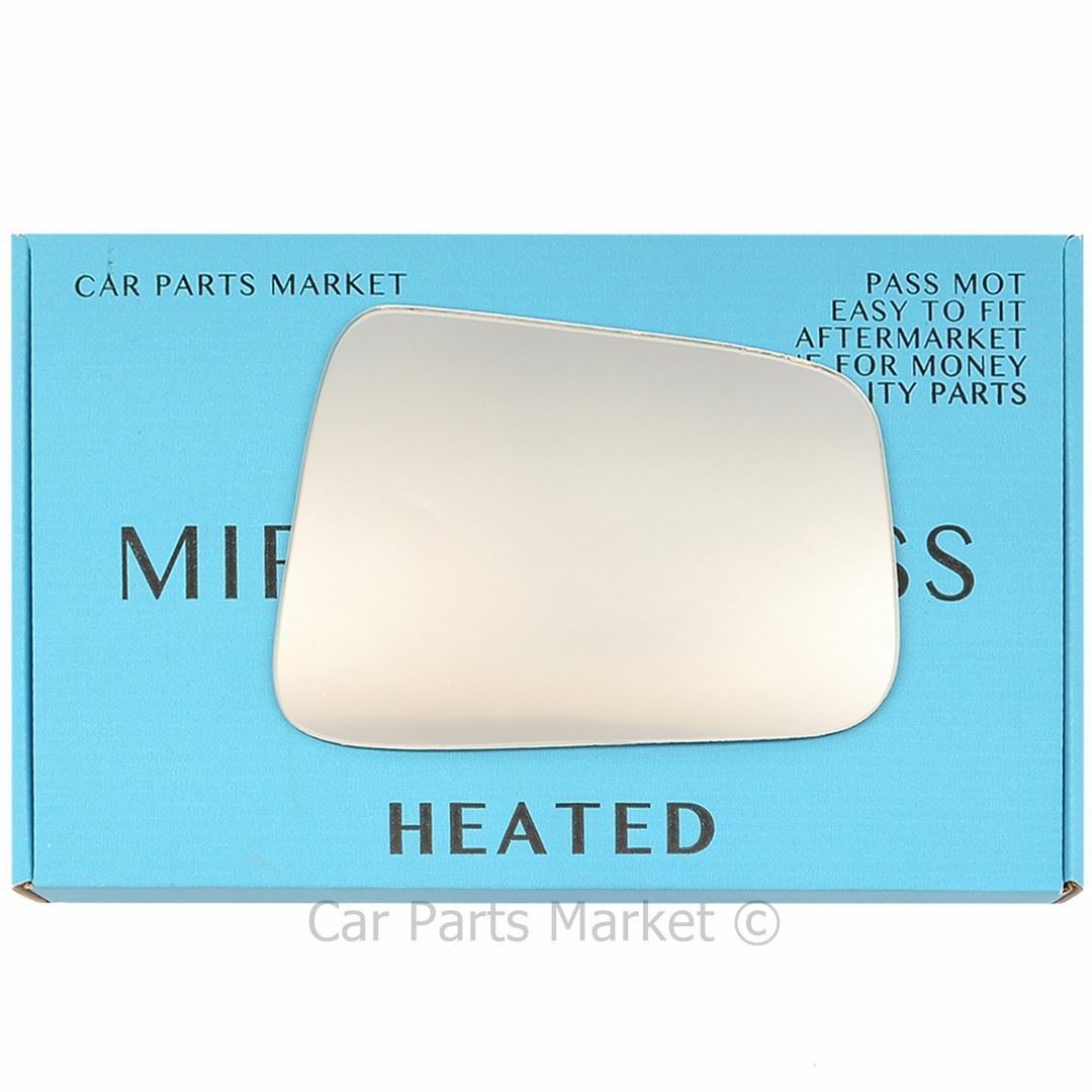 Right Side Flat Wing Door Mirror Glass For Honda Jazz 2005-2008 Heated