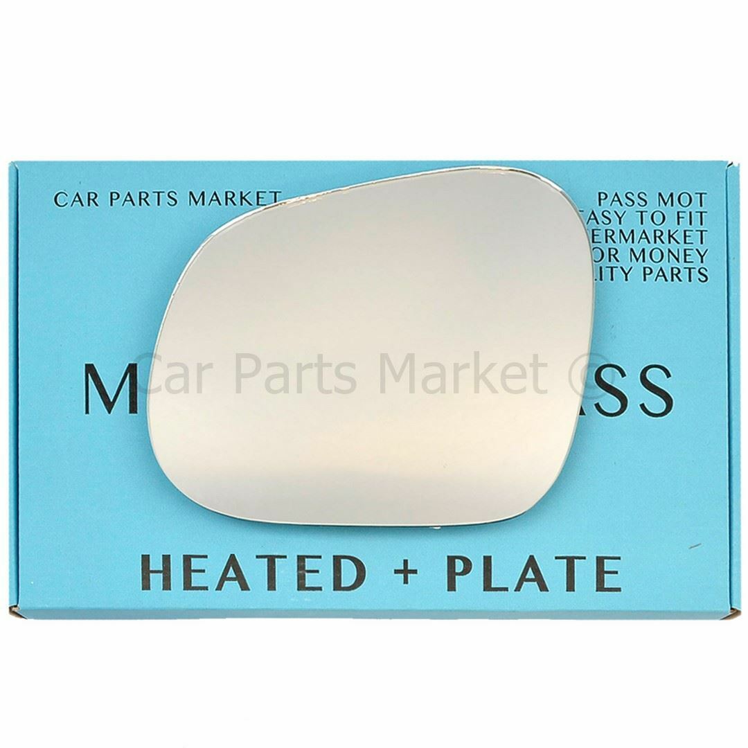 For Seat Altea Xl 06-16 Left Passenger Electric Wing Mirror Glass with Plate