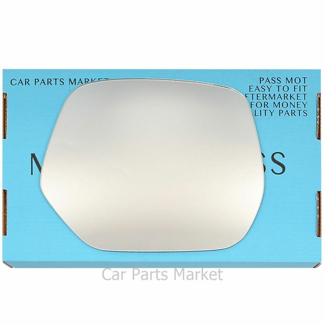 Right Side Flat Wing Mirror Glass For Honda CRV 2018-2023 Heated + Plate