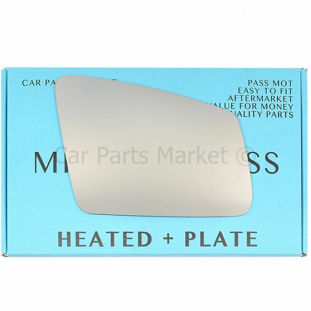 For Mercedes C-Class Coupe 2011-2015 Right Side Flat Mirror Glass +Plate