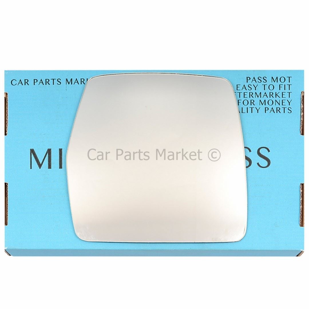 Right Side Flat Wing Mirror Glass For Peugeot Expert Van 1995-06 Heated + Plate