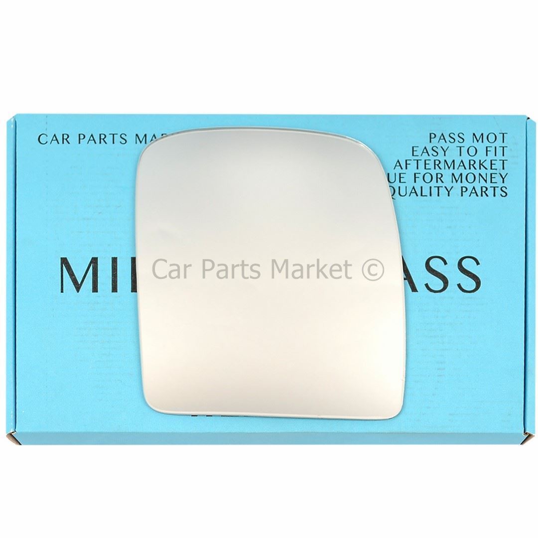 Right Side Flat Wing Mirror Glass For Peugeot Expert / Tepee 07-16 Heated +Plate