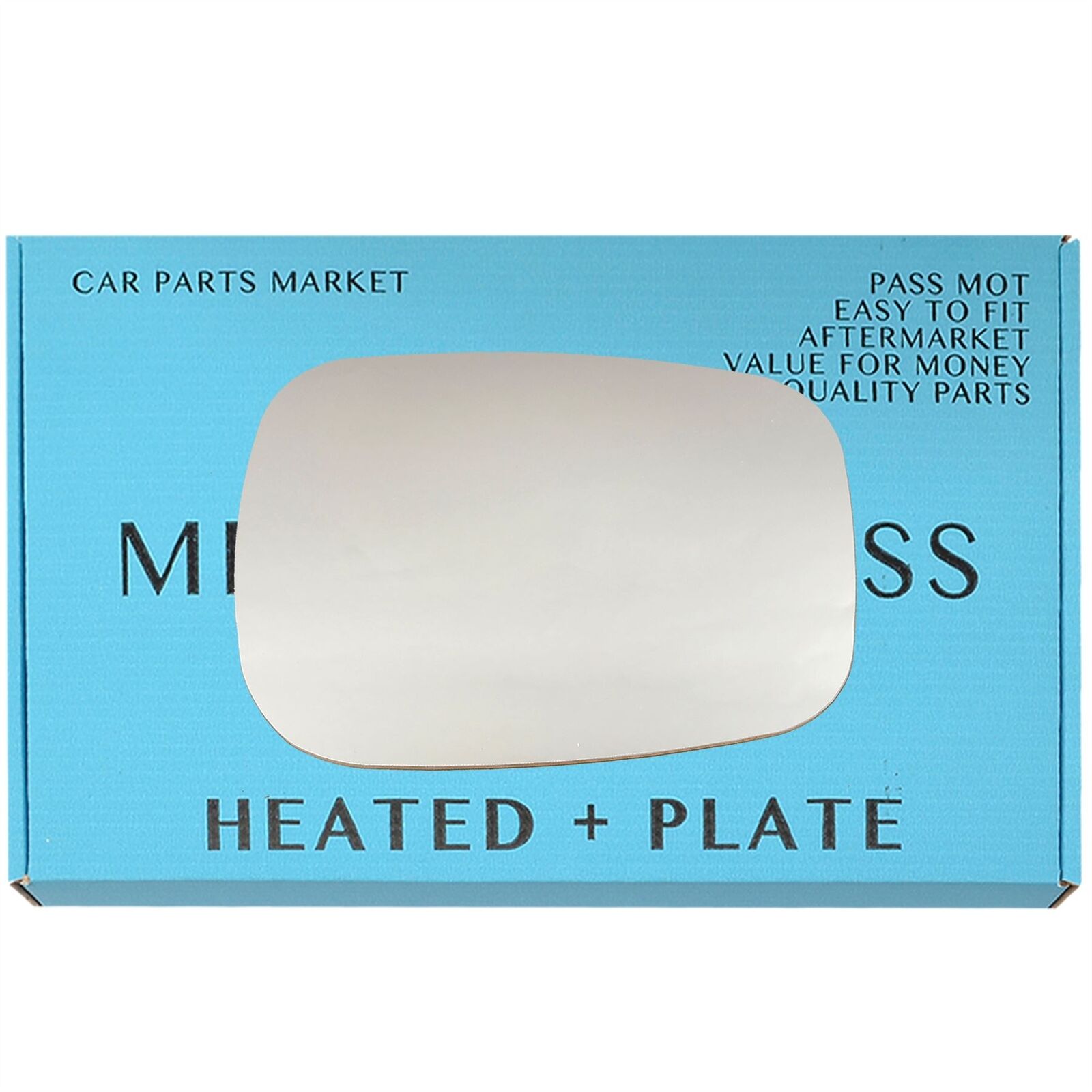 Right Side Flat Wing Mirror Glass For Renault scenic rx4 00-03 Heated + Plate