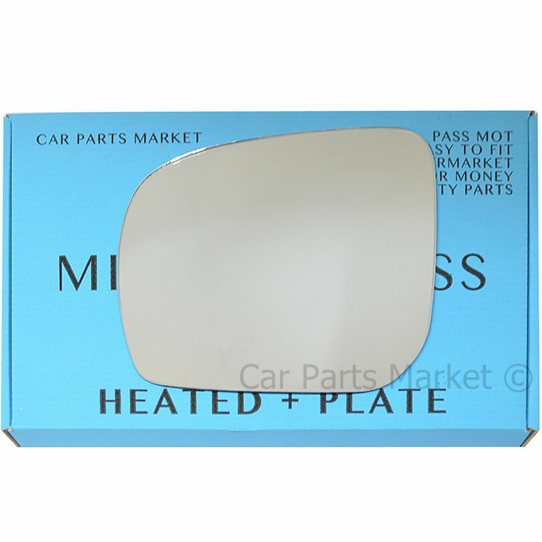 Left Side Flat Wing Door Mirror Glass For Subaru Forester 2011-13 Heated +Plate
