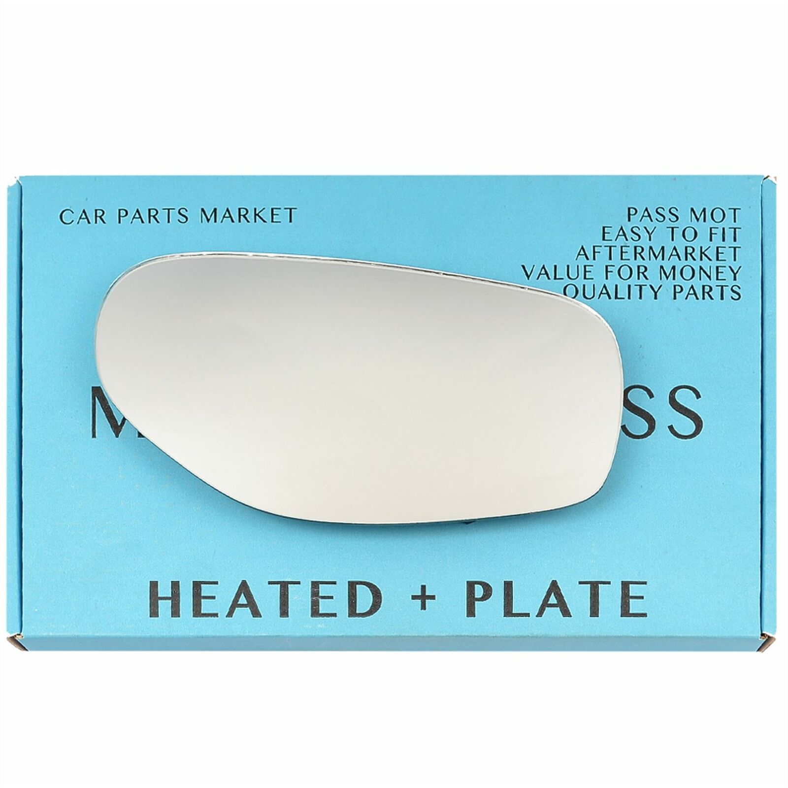 Right Side Flat Mirror Glass For TVR chimaera Griffith 1992-03 Heated +Plate