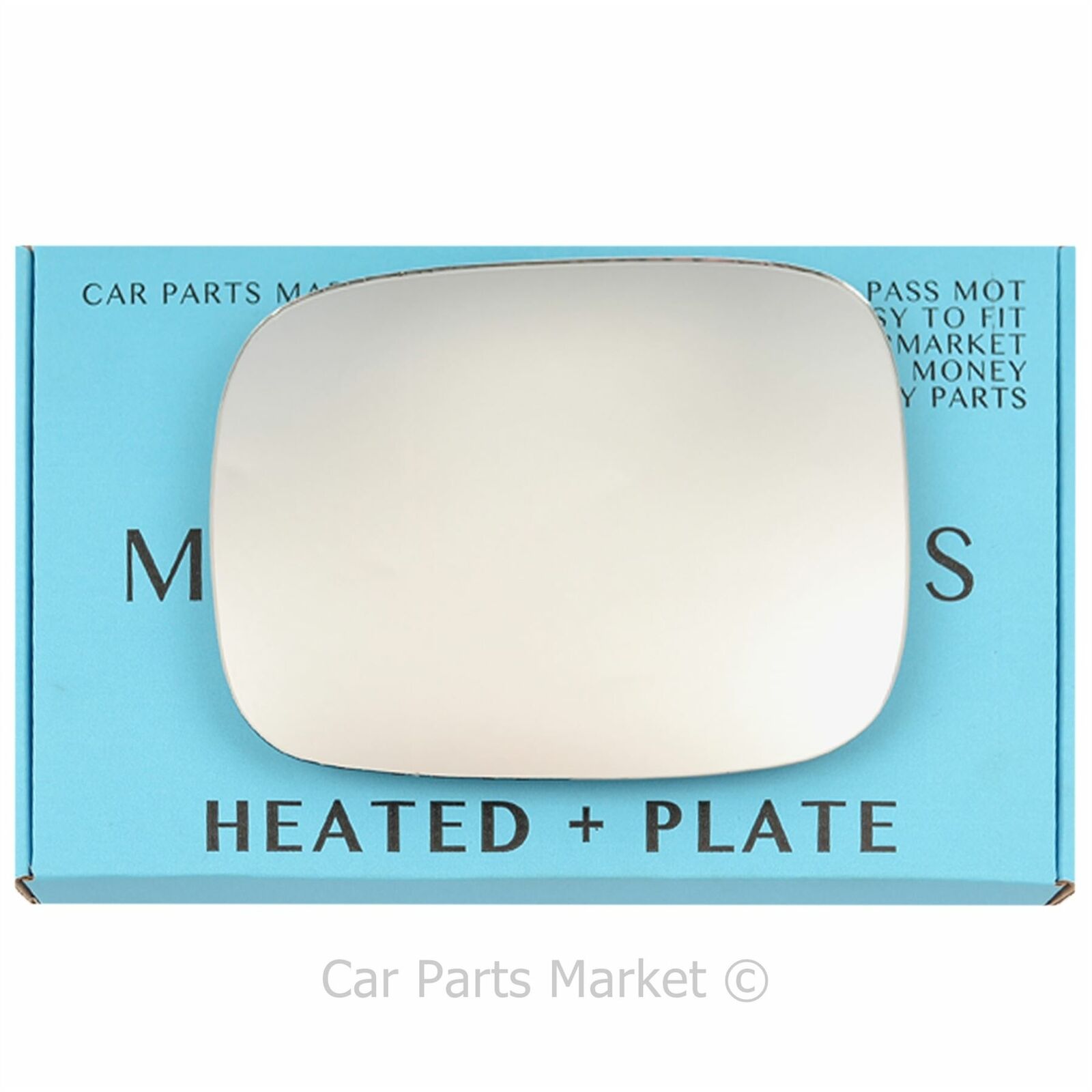 Left Passenger Side Flat Wing Mirror Glass For Volvo XC90 2007-14 Heated +Plate