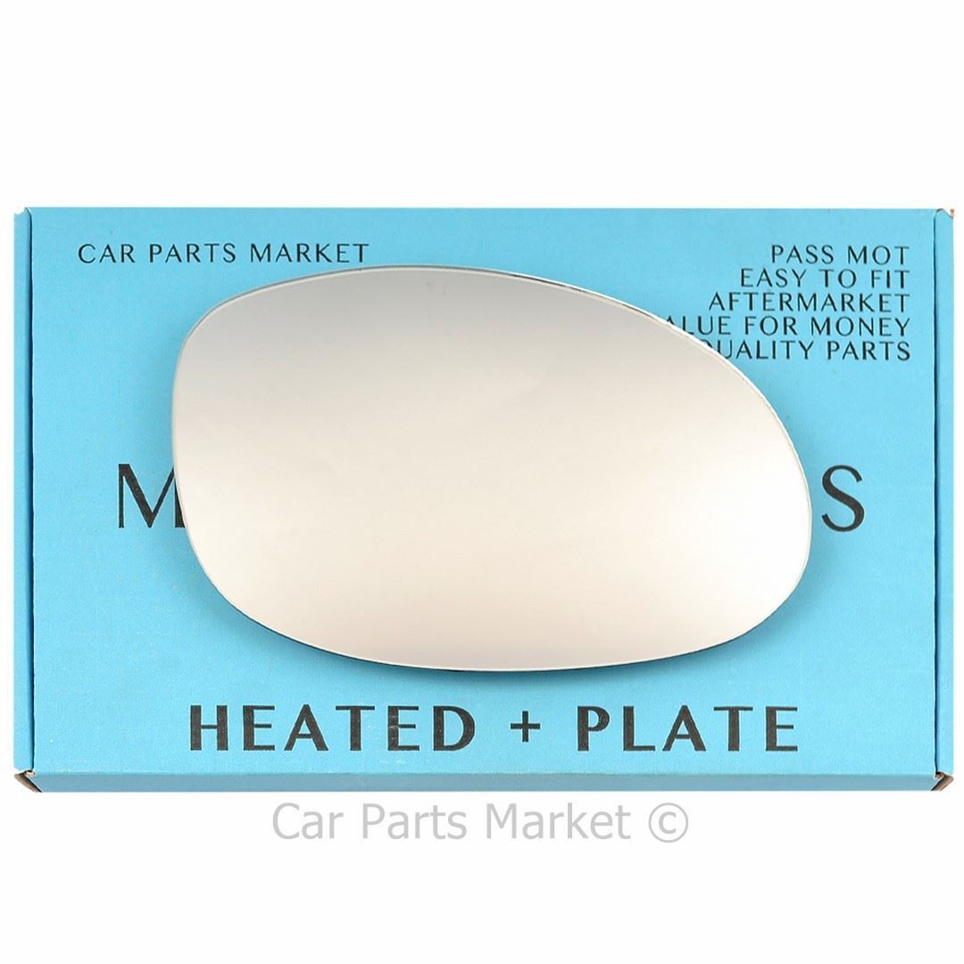 Right Driver Side Wing Door Mirror Glass For Chrysler Neon 2000-05 Heated +Plate
