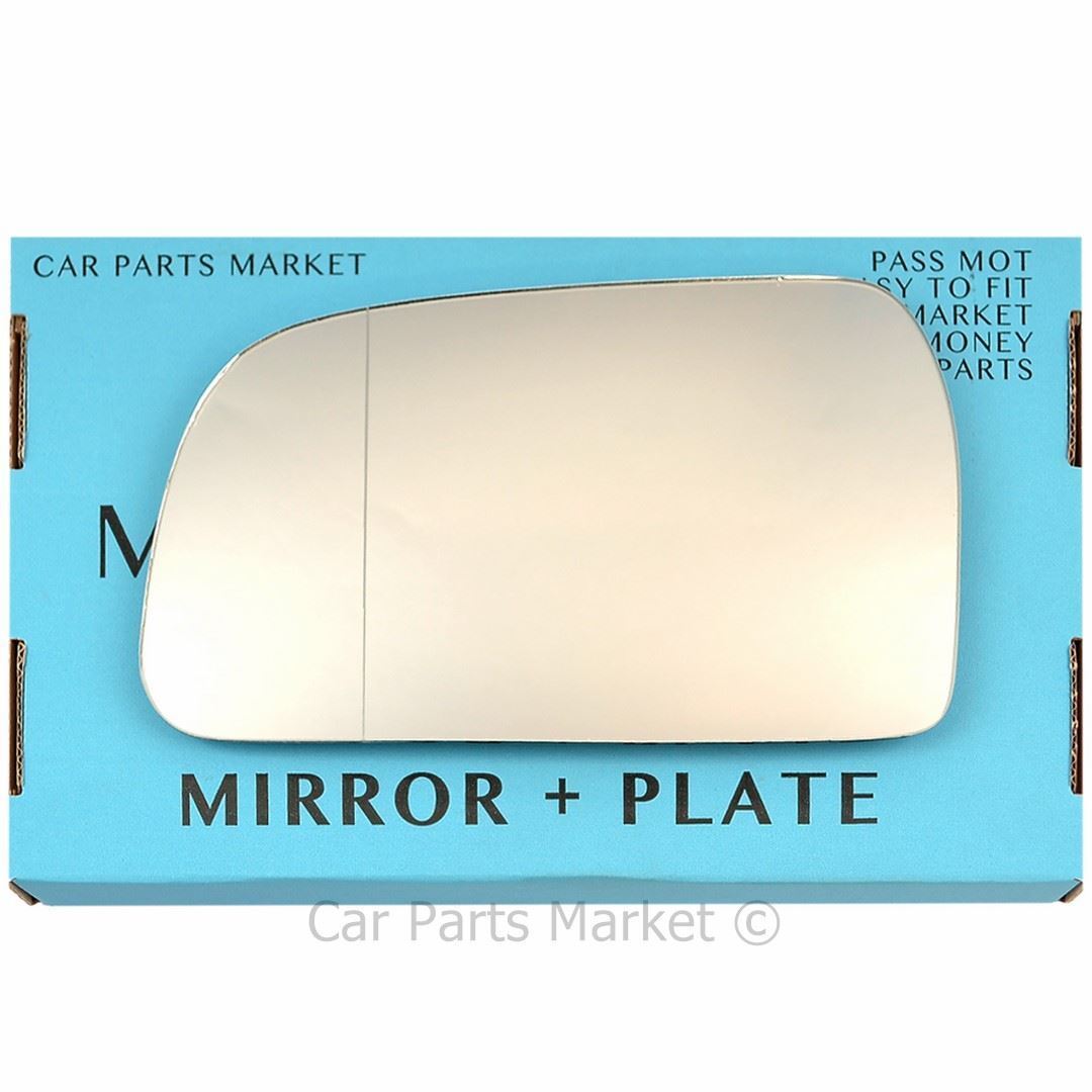 For Hyundai Tucson 04-09 Left Passenger Side Aspheric Wing Mirror Glass w/ Plate