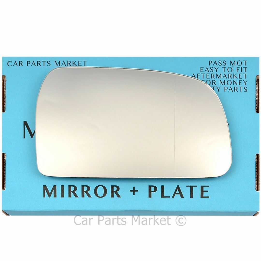 For Hyundai Tucson 04-09 Right Driver Side Aspheric Wing Mirror Glass with Plate