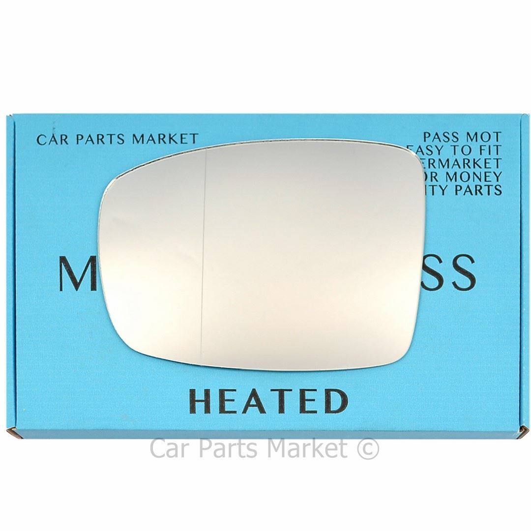 For Hyundai i10 07-10 Left Passenger Side Aspheric Electric Wing Mirror Glass