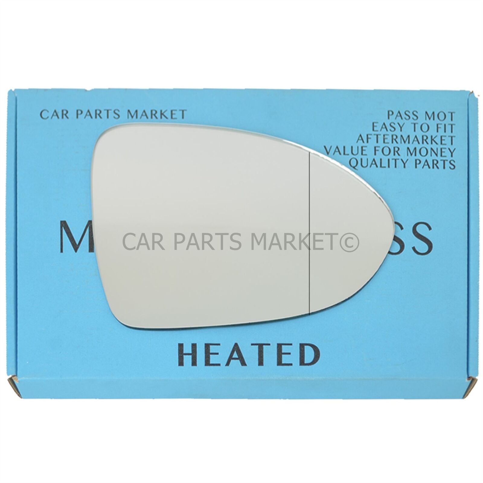 Right Side wide Angle Wing Door Mirror Glass For Kia Rio mk3 2011-2017 Heated
