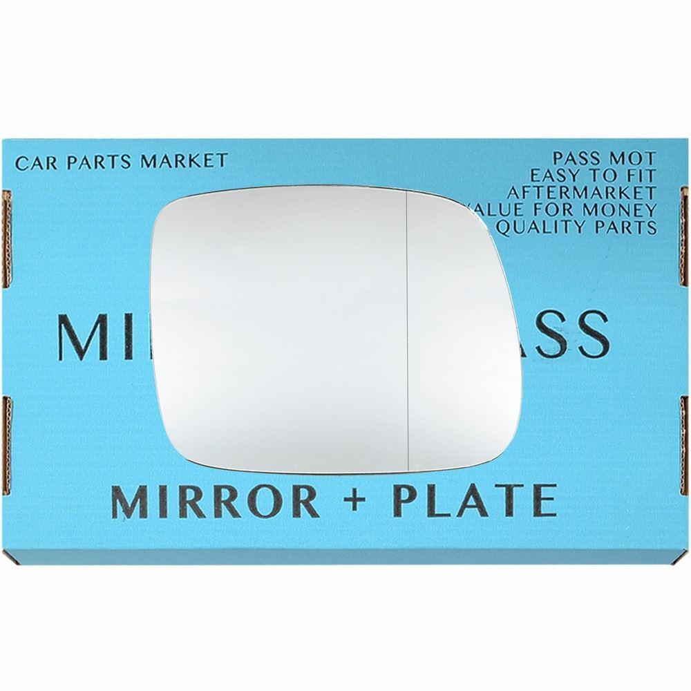 For Mercedes Vaneo 2002-2005 Right Driver Side Aspheric Wing Mirror Glass +Plate