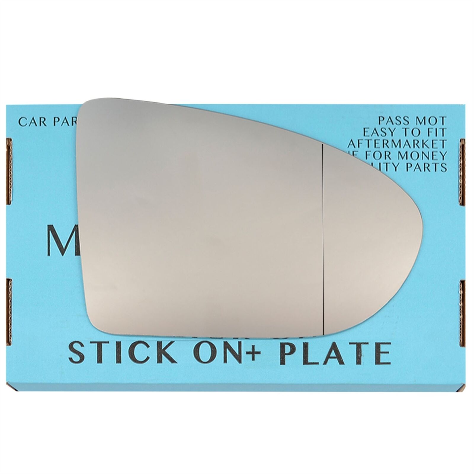 Right Driver Side Wide Angle Wing Mirror Glass For Nissan Qashqai 06-13 + Plate