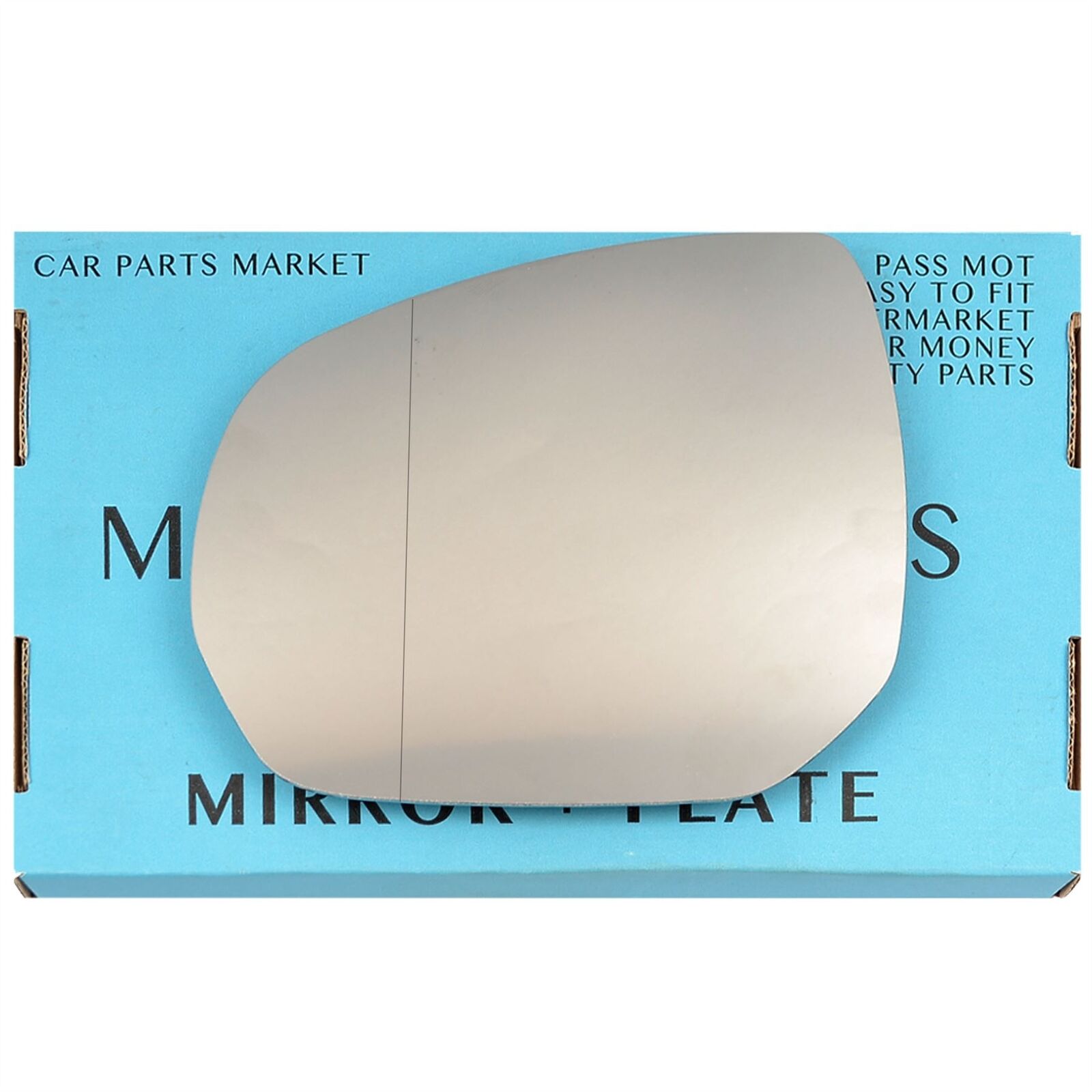Left Side Wide Angle Wing Door Mirror Glass For Peugeot 5008 2009-2016 + Plate