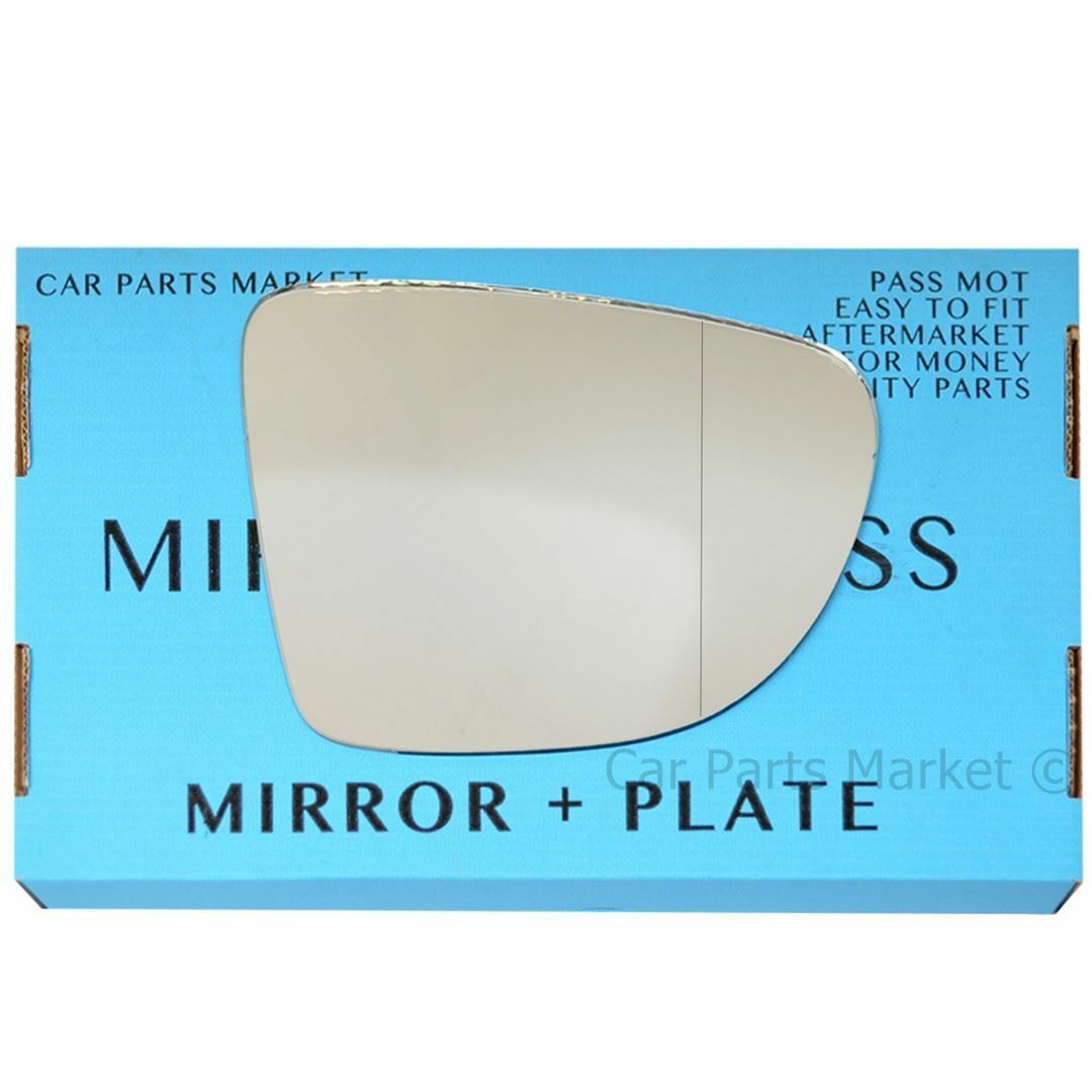 For Renault Clio mk4 2012-2019 Right Side Aspheric Wing Mirror Glass with Plate