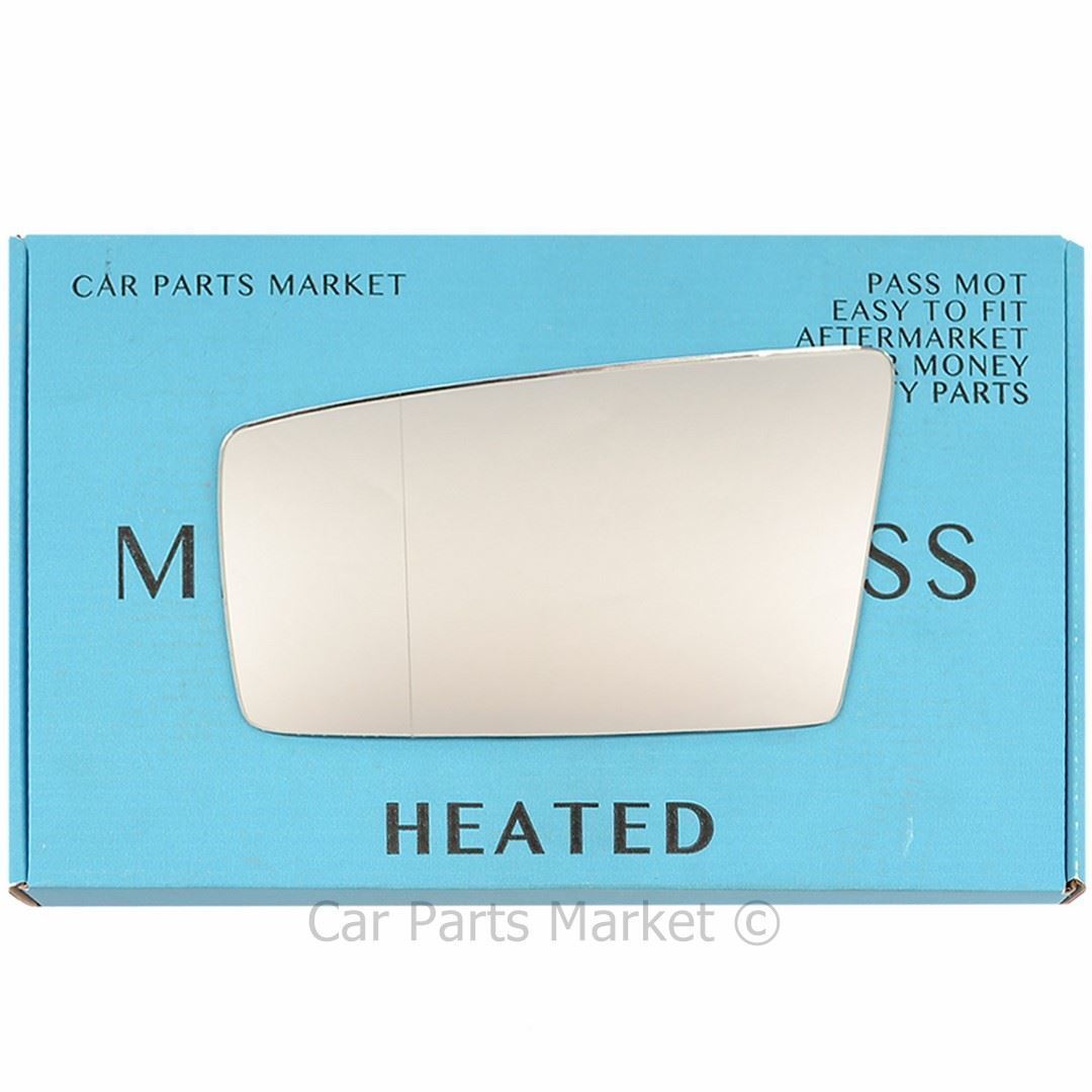 Left Passenger Side Wide Angle Wing Mirror Glass For Rover Maestro 90-95 Heated