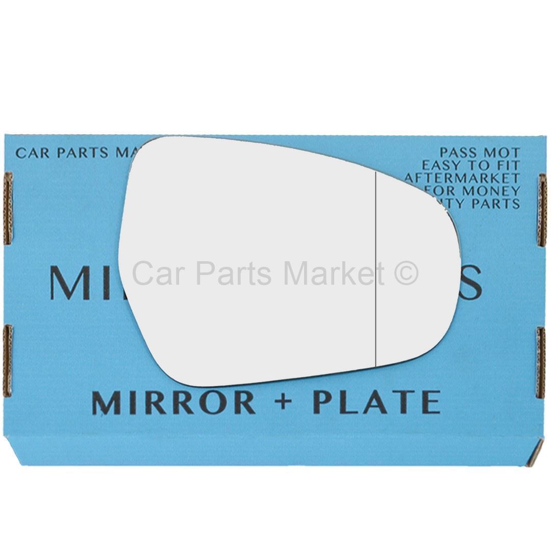 Right Driver Side wide Angle Plate Wing Mirror Glass For Suzuki Vitara 2015-23