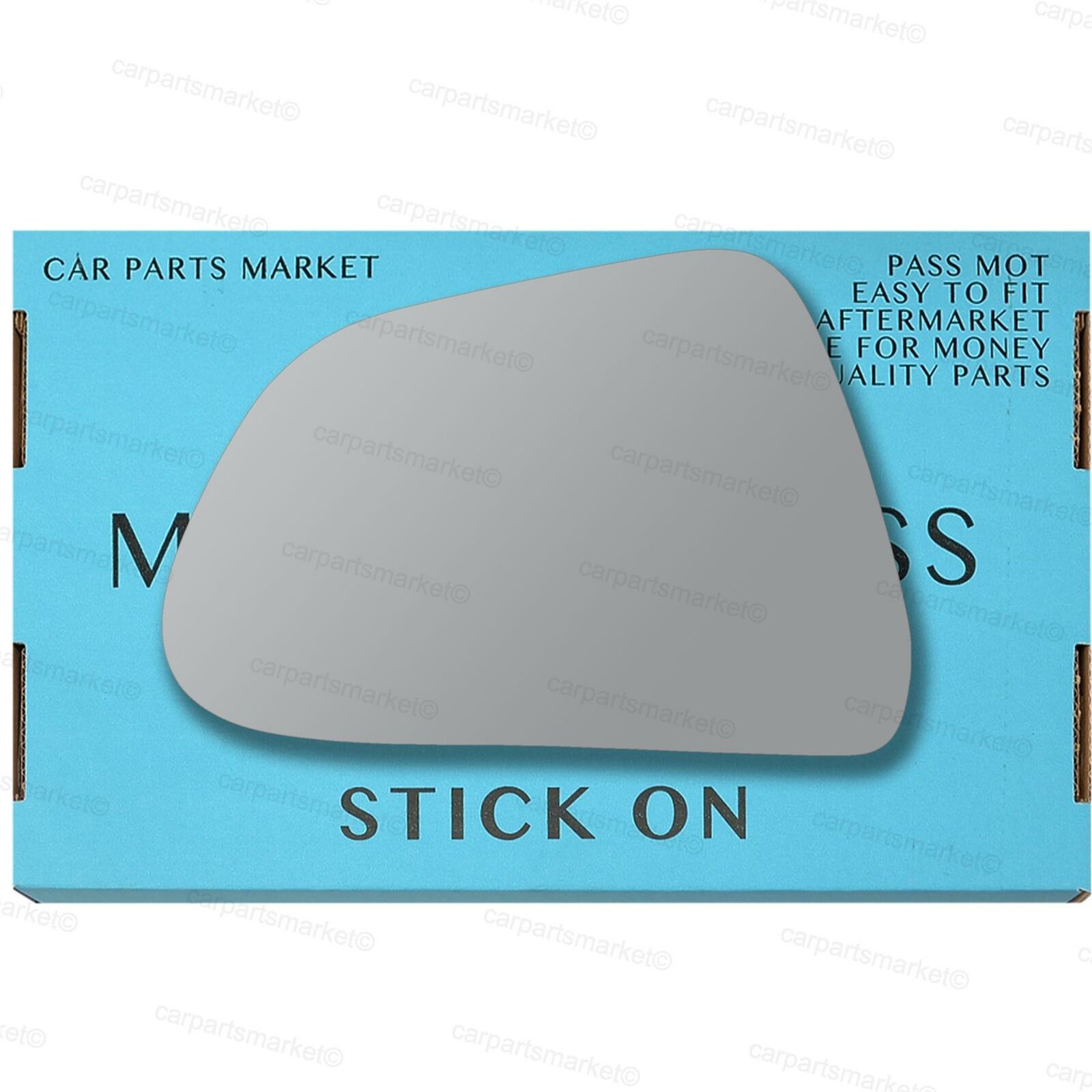 For Tesla Model 3 2017-2023 Left Passenger Side Wing Mirror Glass