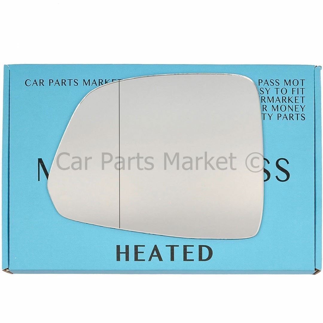 For Vauxhall Antara 07-16 Left Aspheric Electric Wing Door Mirror Glass