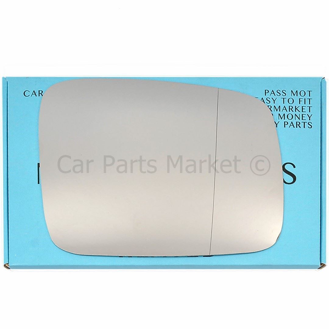 Right Side Wide Angle Wing Mirror Glass For VW Transporter T4 1990-2003 +Plate