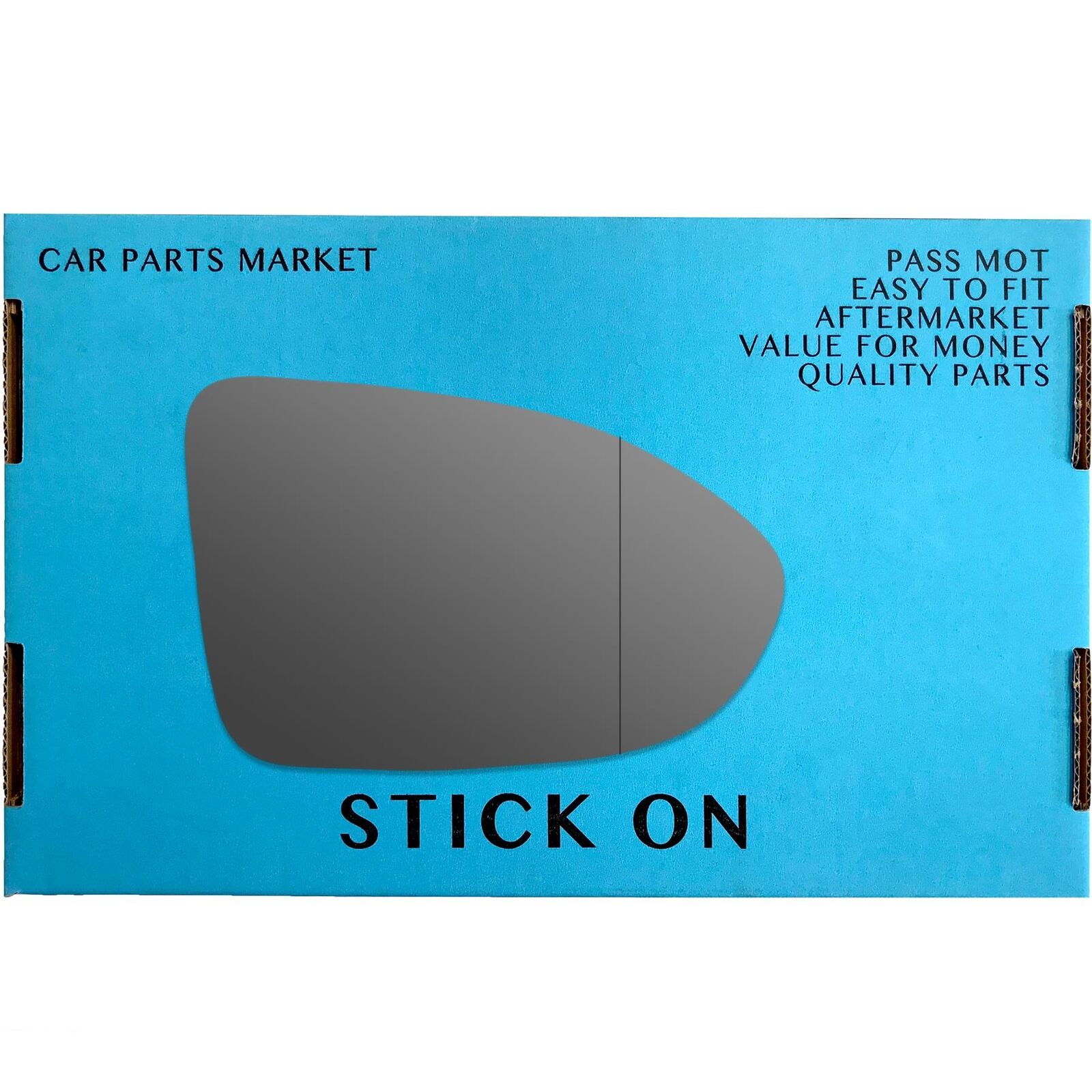 Right Driver Side Wide Angle Wing Mirror Glass For Volkswagen Taigo 22-23