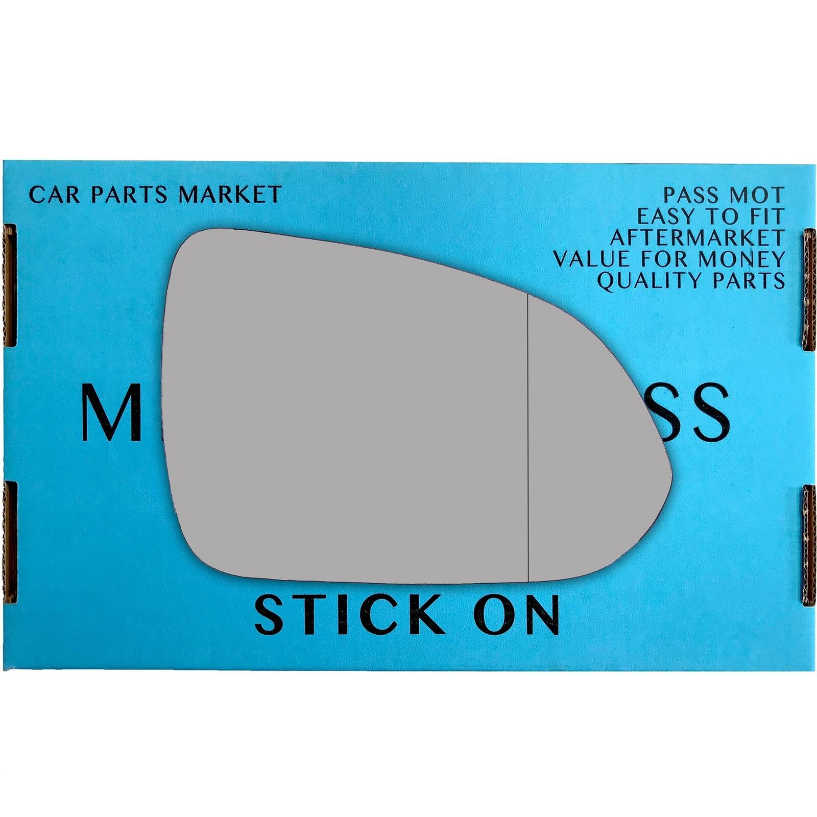 Right Driver Side Wide Angle Wing Mirror Glass For Kia Stonic 2017-2023