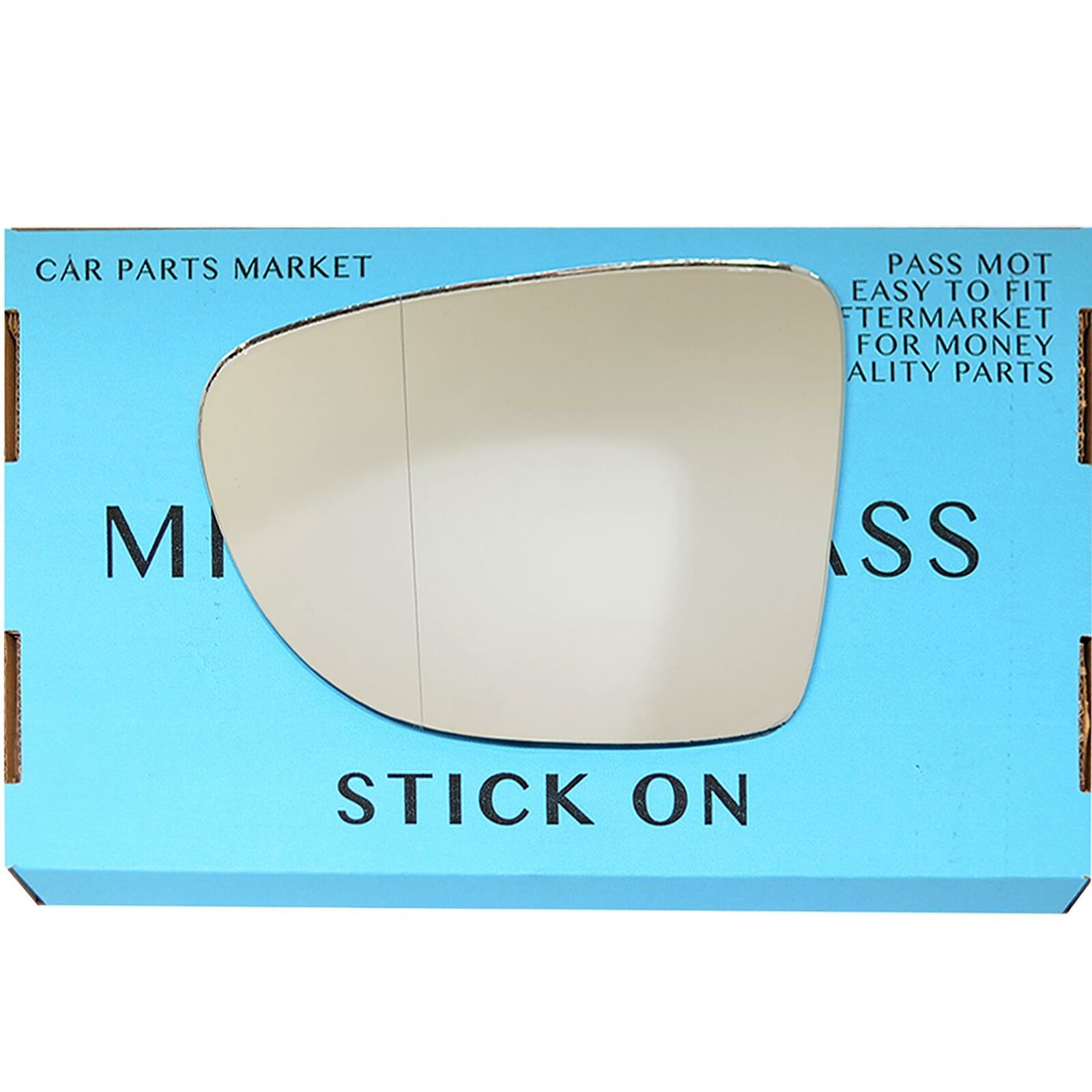 Left Passenger Side Wide Angle Wing Mirror Glass For Nissan Leaf mk2 2018-2020