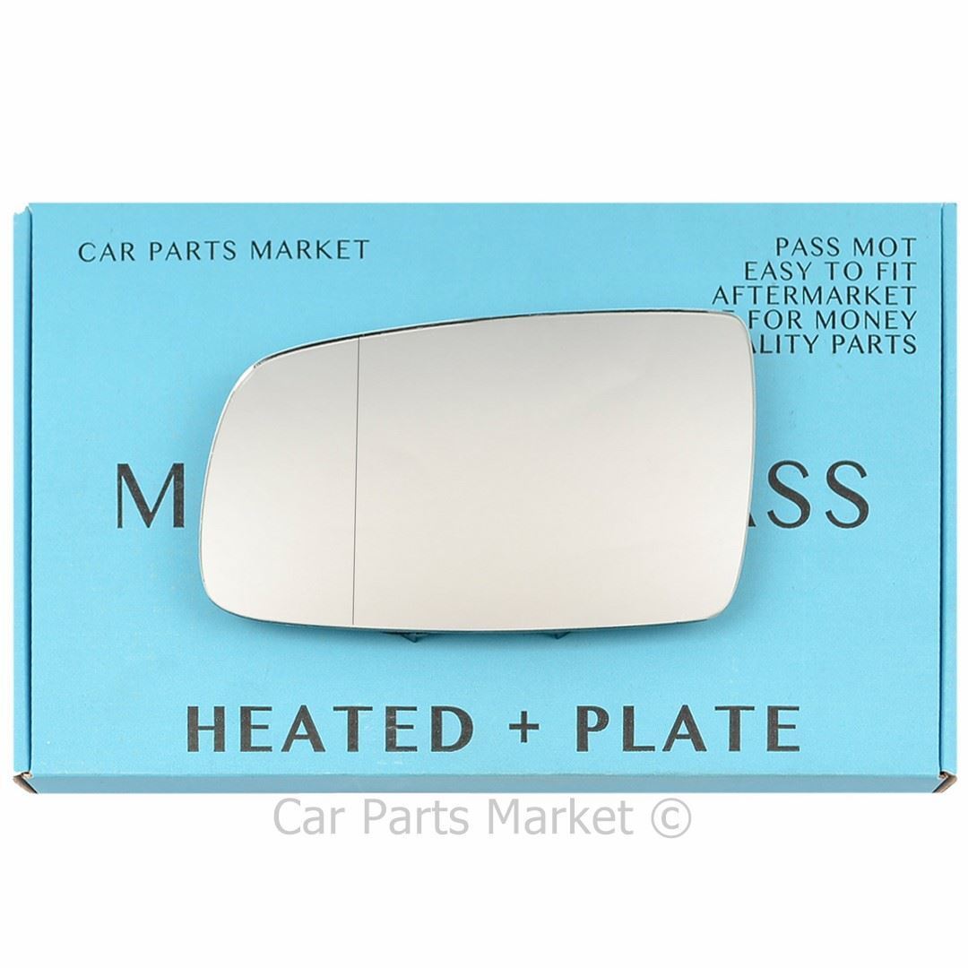 Left Side Wide Angle Wing Door Mirror Glass For Citroen Zx 1991-98 Heated +Plate