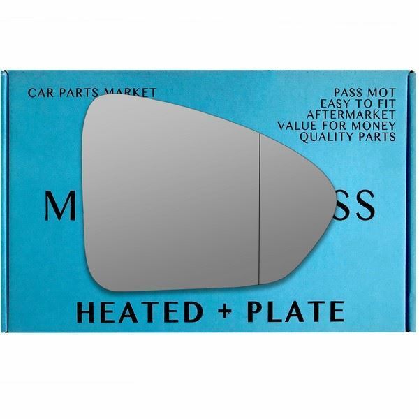 For Fiat Tipo 2015-2023 Right Side Wide Angle Wing Mirror Glass electric Plate