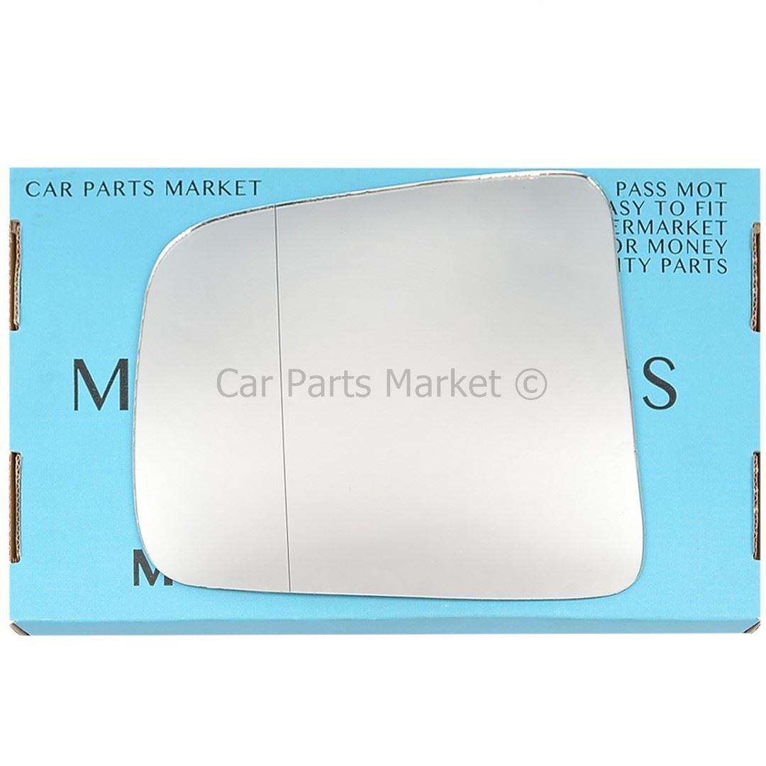 Left Side Wide Angle Wing Mirror Glass For Ford Ranger 99-06 Heated +Plate