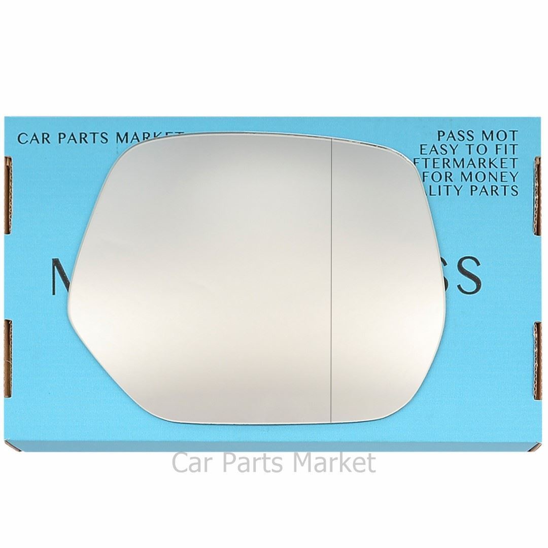 Right Side Wide Angle Wing Mirror Glass For Honda CRV 12-18 Heated + Plate